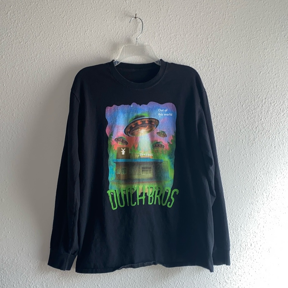 Dutch Bros Out of This World Black Long Sleeve